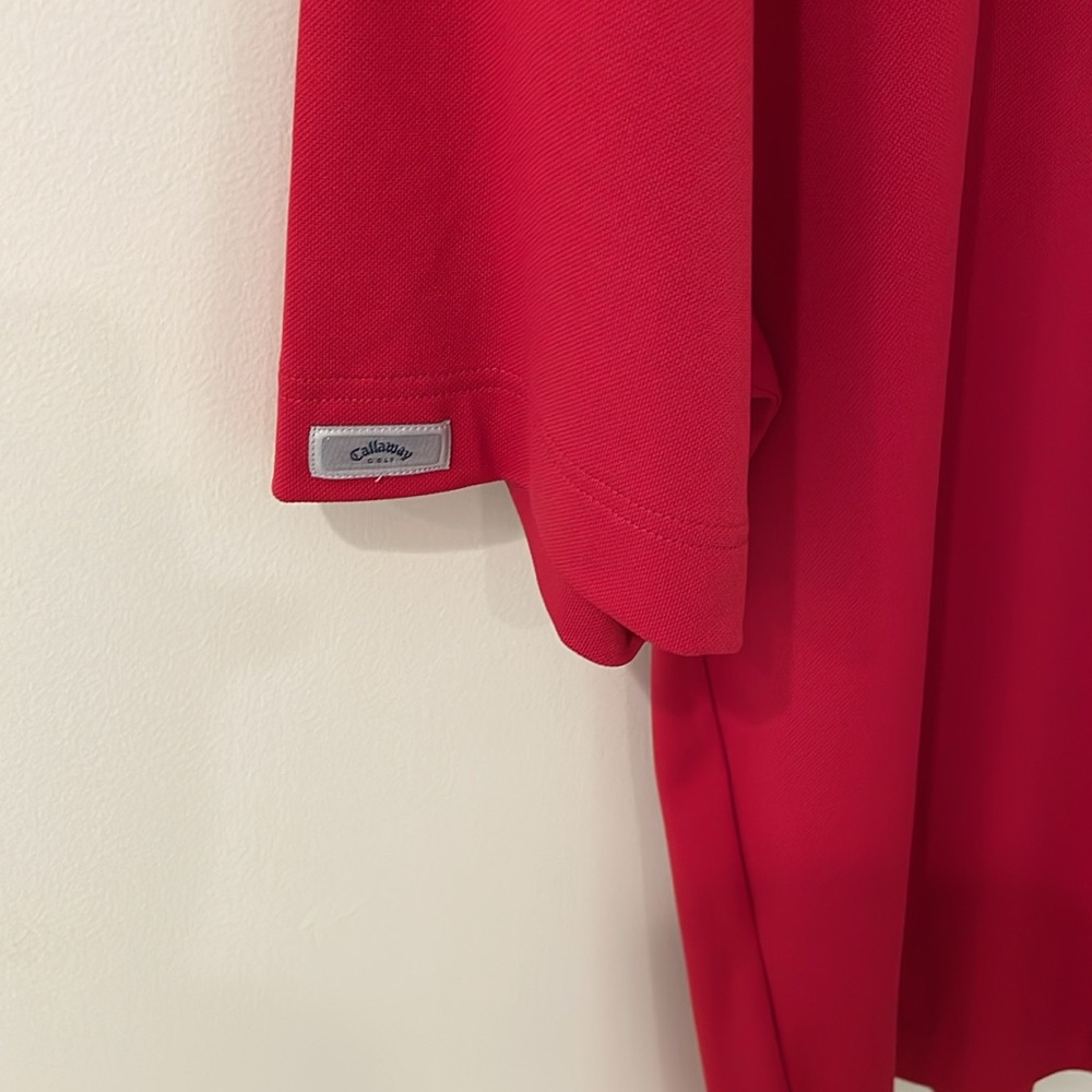 Calloway Men's Red Polo Shirt - Picture 3 of 8